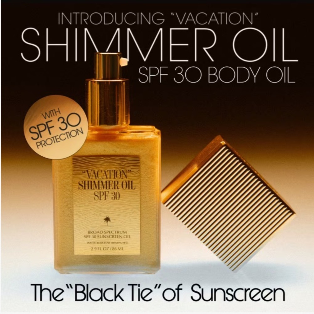 Vacation Shimmer Oil SPF 30 Sunscreen 2.9 fl oz